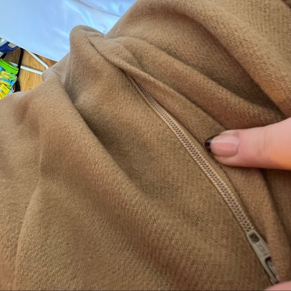 Sag Harbor Wool Blazer and Skirt Set Brown, size 12 - Picture 9 of 11